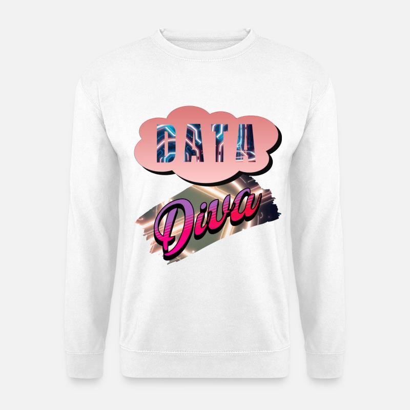 Data Diva - Unisex Sweatshirt - white