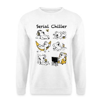 Serial Chiller - Unisex Sweatshirt - white - Front