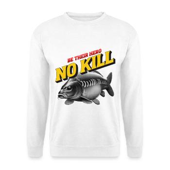 CARPE Soyez leur héros.! - Sweat-shirt Unisexe - blanc - Devant