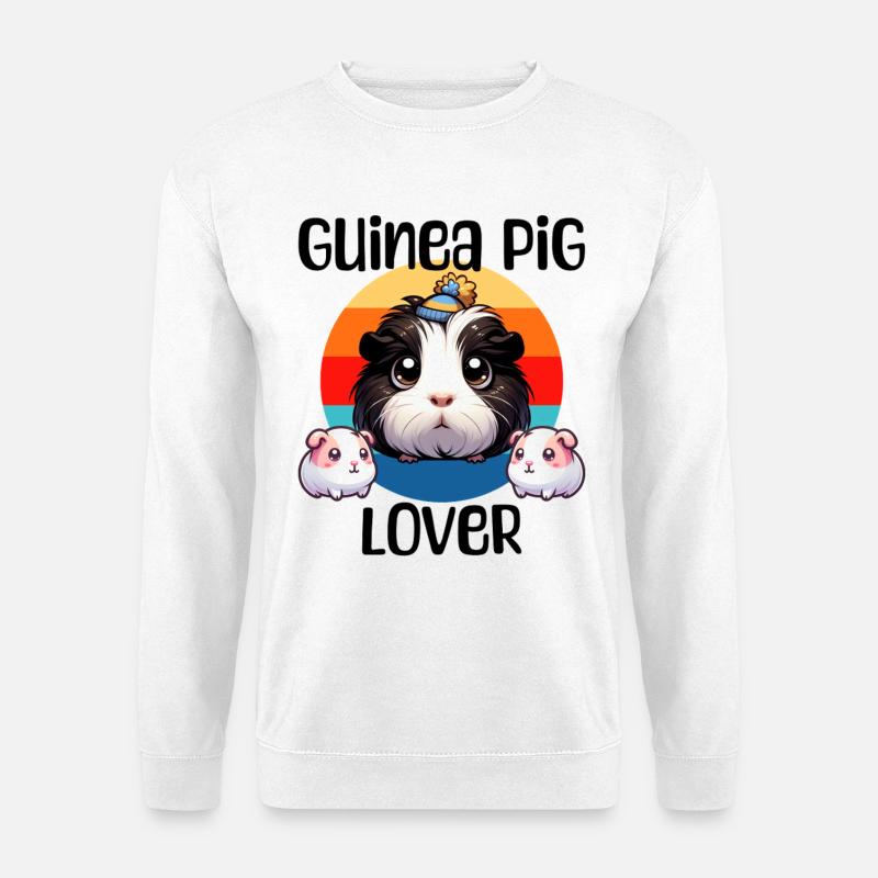 guinea pig lover - Unisex Pullover - Weiß