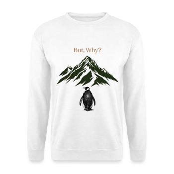But, Why? Berglandschaft - Unisex Pullover - Weiß - Vorne