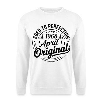 April 1968 – Legende der Gipfel und Berge - Unisex Pullover - Weiß - Vorne
