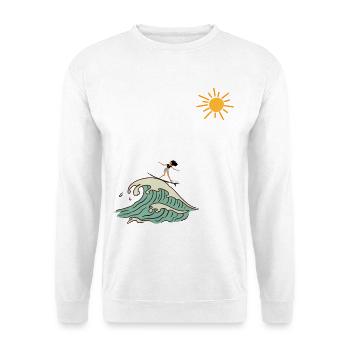 Surfer - Unisex Sweatshirt - white - Front