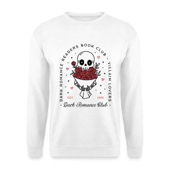 Club des romans d’amour sombres - Sweat-shirt Unisexe - blanc - Devant