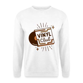 Vinylclub-Analog-Musikästhetik - Unisex Pullover - Weiß - Vorne