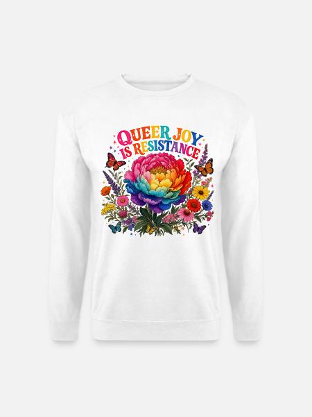 Queer Joy Is Resistance Shirt CSD LGBT Pride Trend - Unisex Pullover - Weiß