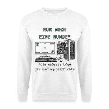 Runde3 - Unisex Pullover - Weiß - Vorne - Alina (178cm) & Michal (187cm)