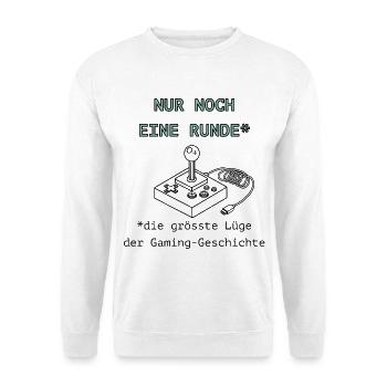Runde2 - Unisex Pullover - Weiß - Vorne - Alina (178cm) & Michal (187cm)