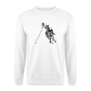 polo sport - Sweat-shirt Unisexe - blanc - Devant