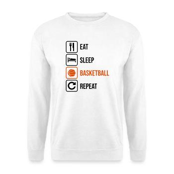 Basketballer - Unisex Pullover - Weiß - Vorne