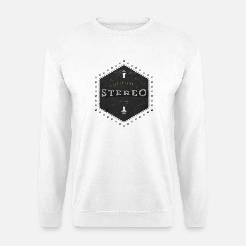 Stereo Super Sound - Unisex Pullover - Weiß