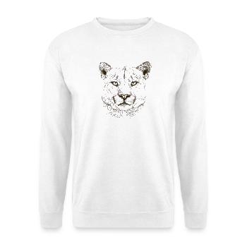 cougar - Unisex Sweatshirt - white - Front