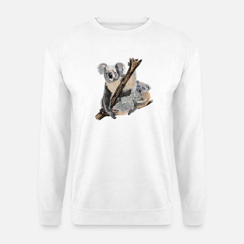Koala - Unisex Pullover - Weiß