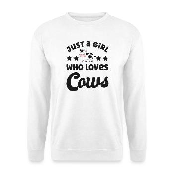 Cow cows - Unisex Sweatshirt - white - Front