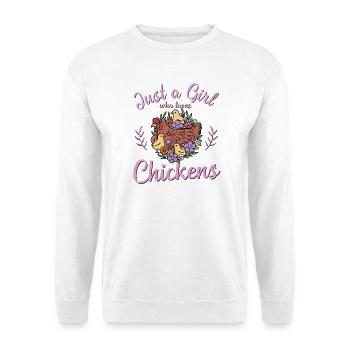 Chicken Chickens - Unisex Sweatshirt - white - Front