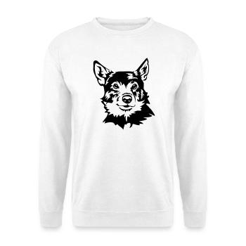 Schwedischer Wallhund - Unisex Pullover - Weiß - Vorne