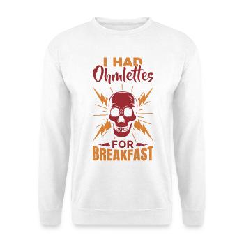 Electronic joke - Unisex Sweatshirt - white - Front