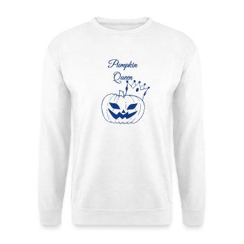Reine de la citrouille - Sweat-shirt Unisexe - blanc - Devant