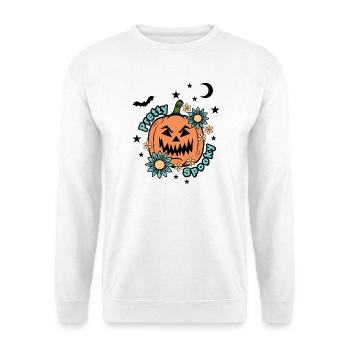 Citrouille d’Halloween - Pretty Spooky - Mignon Halloween - Sweat-shirt Unisexe - blanc - Devant