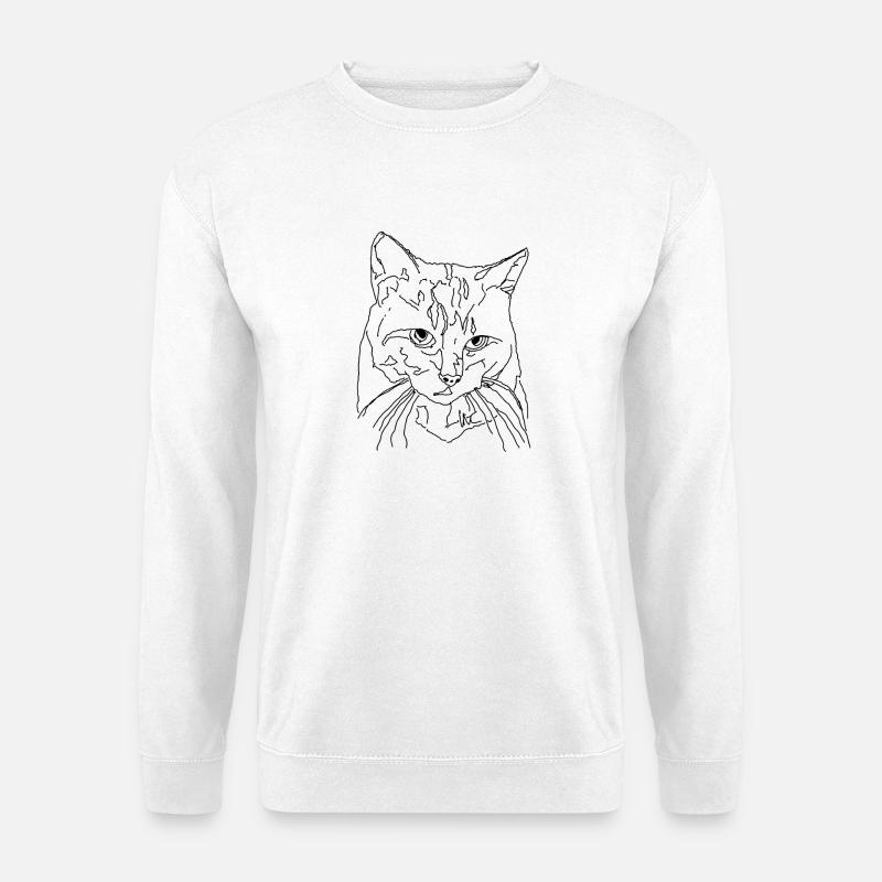 Cat - Unisex Sweatshirt - white