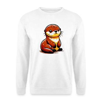 Otter - Unisex Pullover - Weiß - Vorne