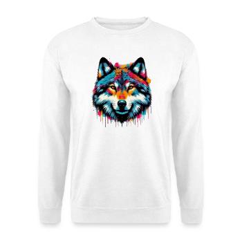 Wolf - Unisex Sweatshirt - white - Front