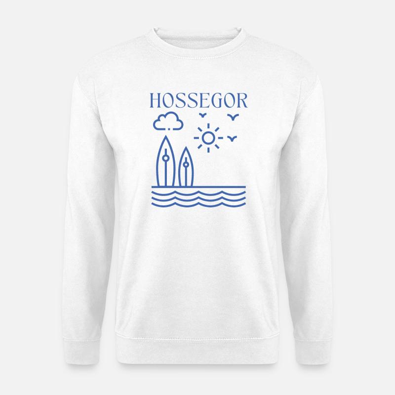 HOSSEGOR - Unisex Pullover - Weiß