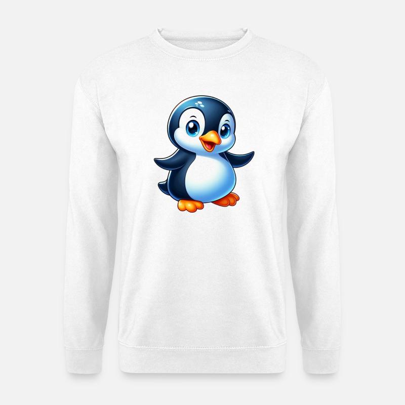 Penguin - Unisex Sweatshirt - white