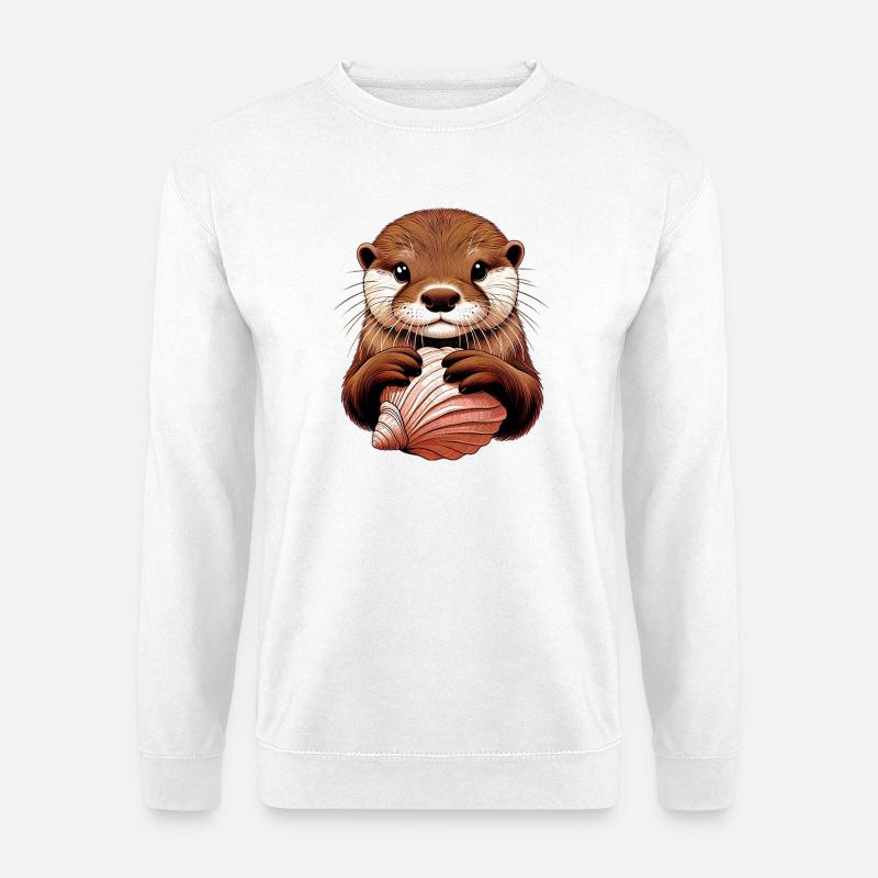 Otter - Unisex Pullover - Weiß