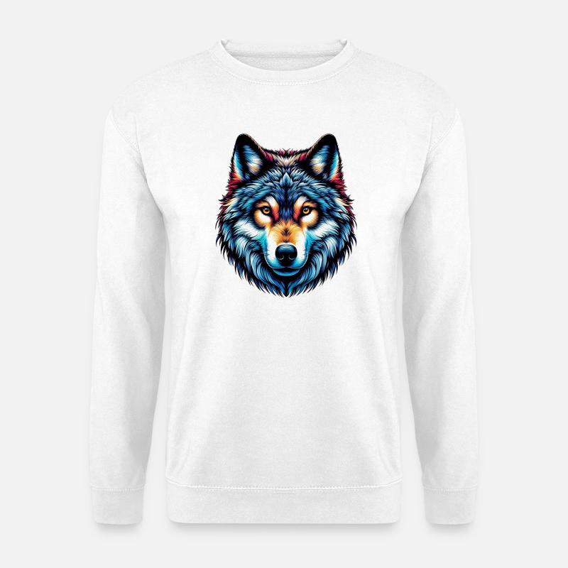 Wolf - Unisex Sweatshirt - white