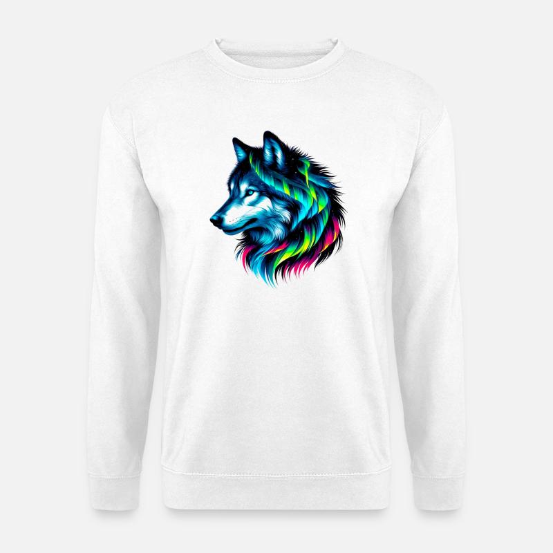 Wolf - Unisex Sweatshirt - white