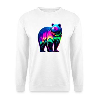 Ours - Sweat-shirt Unisexe - blanc - Devant