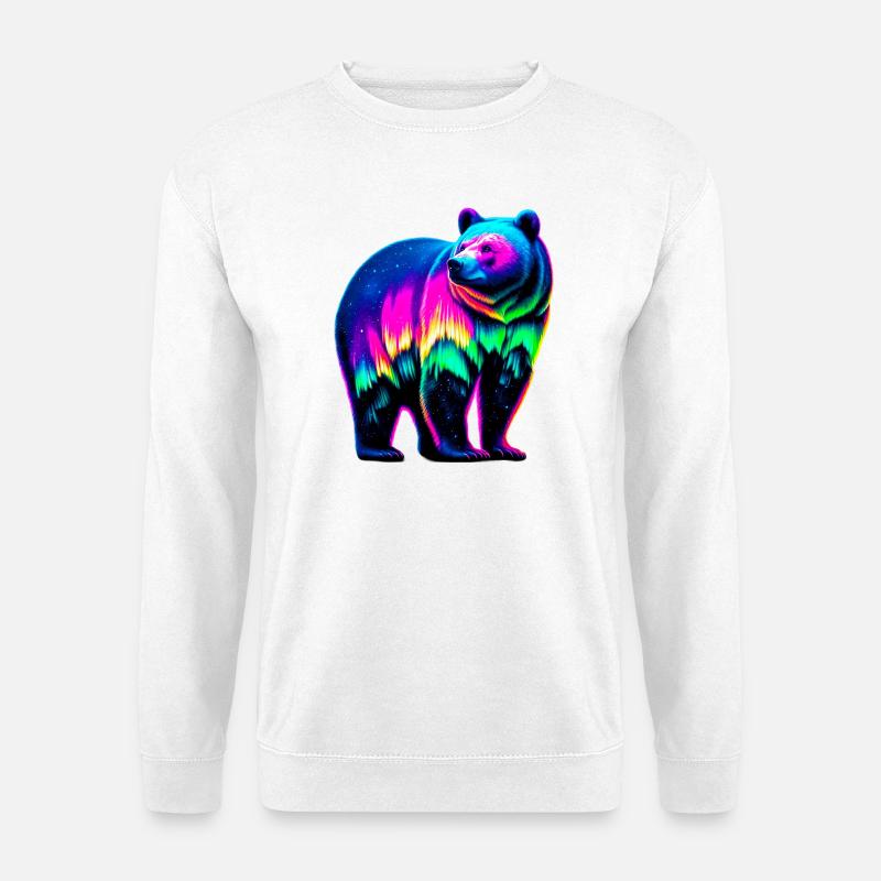 Bär - Unisex Pullover - Weiß