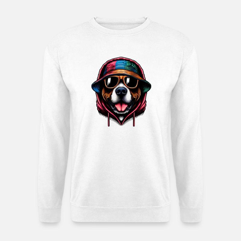 Hund - Unisex Pullover - Weiß