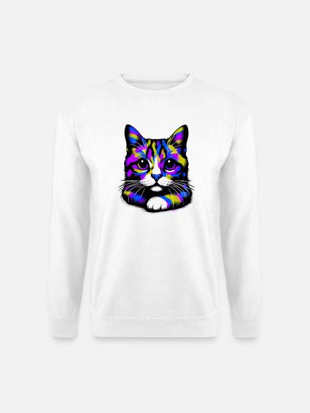 Cat - Unisex Sweatshirt - white
