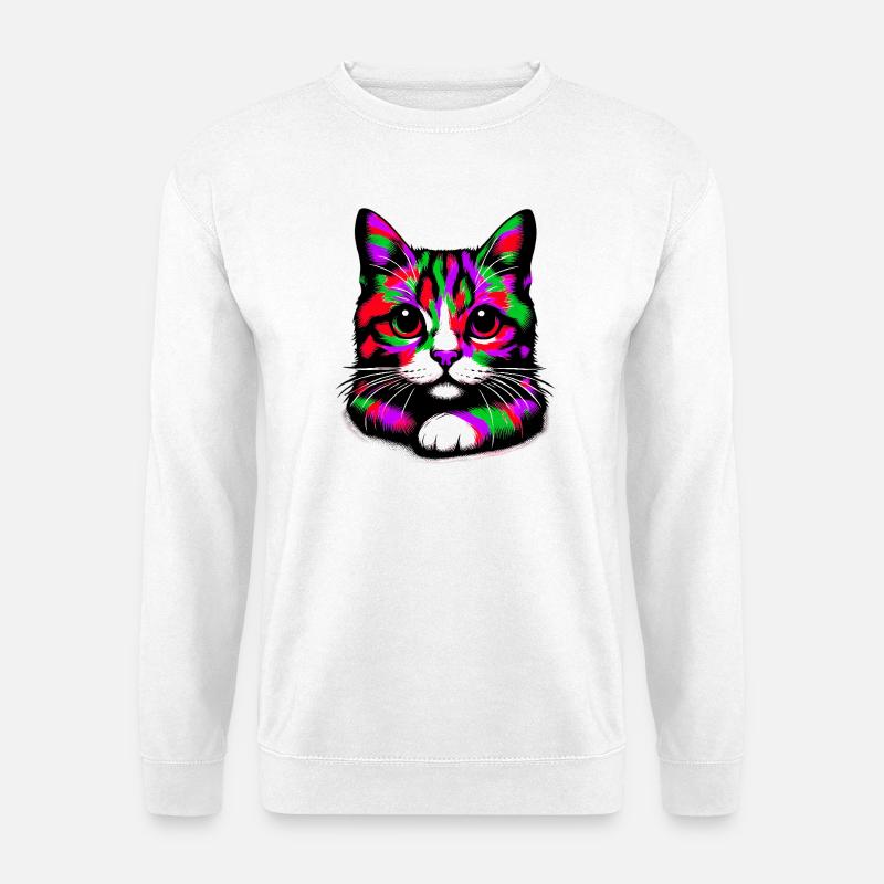 Cat - Unisex Sweatshirt - white