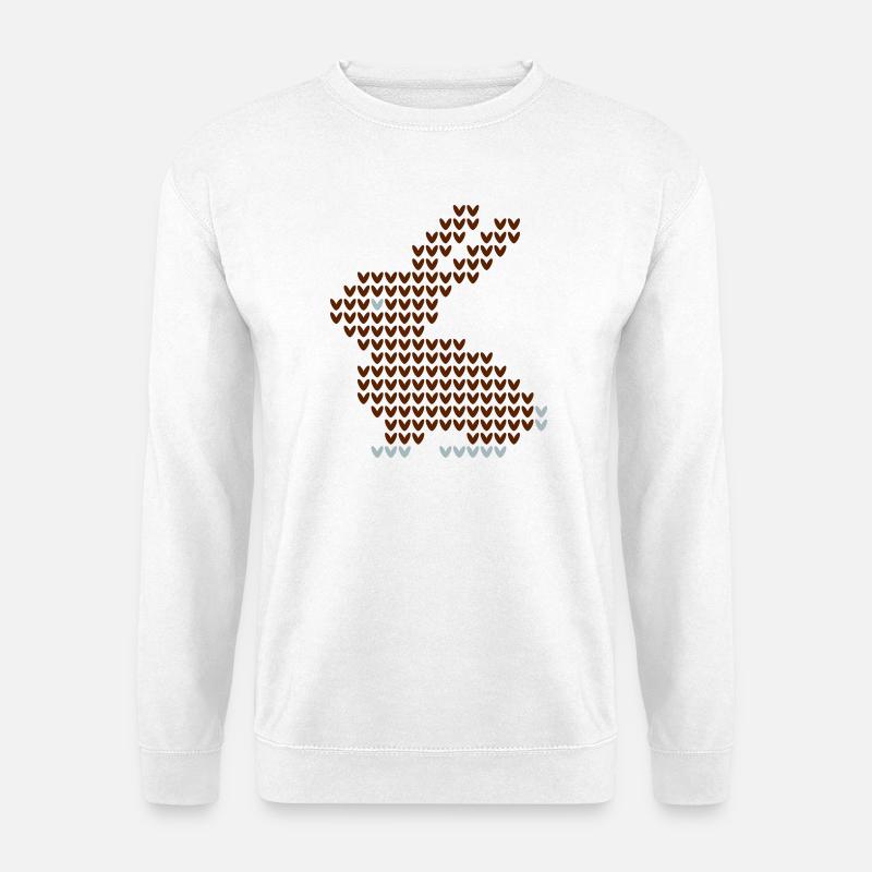 Osterhase - Unisex Pullover - Weiß