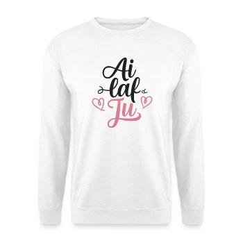 i laf ju - Unisex Sweatshirt - white - Front