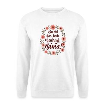 Vous êtes le meilleur cadeau maman ! - Sweat-shirt Unisexe - blanc - Devant