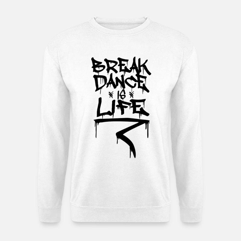 Breakdance Motivation - Unisex Sweatshirt - white
