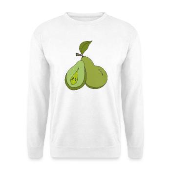 Artistic Pear Illustration - Unisex Sweatshirt - white - Front