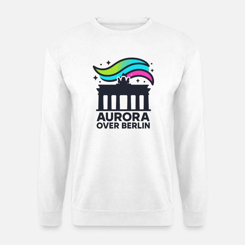 Aurora over Berlin - Unisex Sweatshirt - white