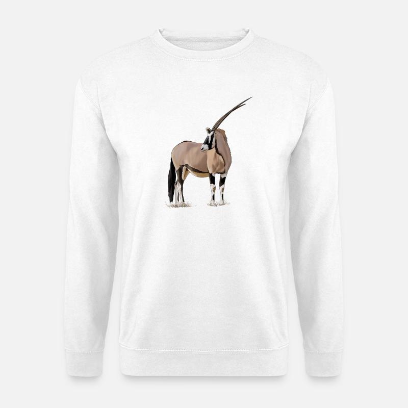 Gazelle - Unisex Pullover - Weiß