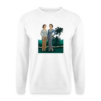 Beauté orientale de Kebaya sundanaise, Indonésie - Sweat-shirt Unisexe - blanc - Devant
