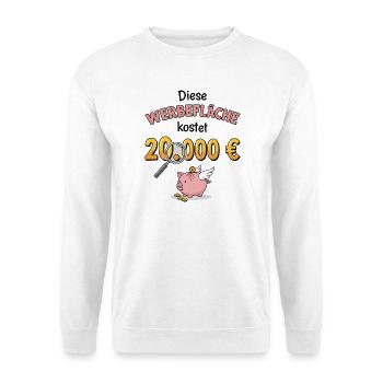 The advertising space - Unisex Sweatshirt - white - Front