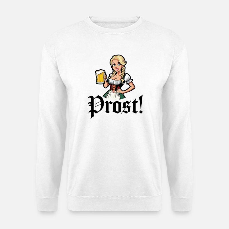 Prost - Unisex Pullover - Weiß