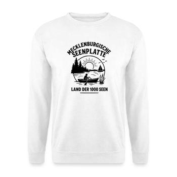 mecklenburgische seenplatte - Unisex Pullover - Weiß - Vorne