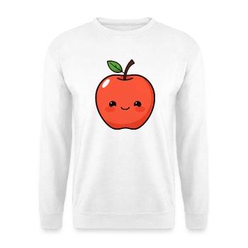 Apfel - Unisex Pullover - Weiß - Vorne