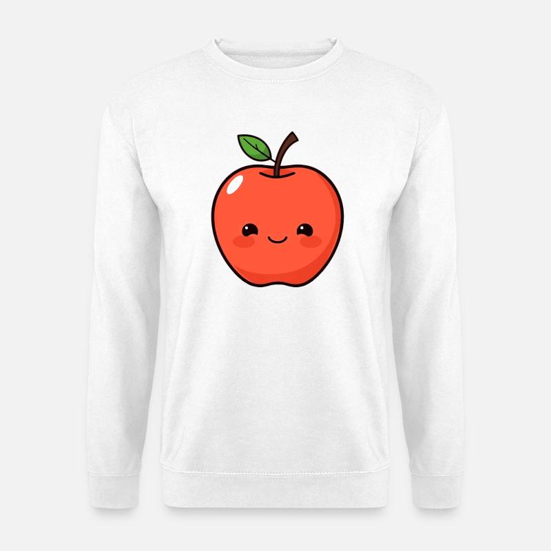 Apfel - Unisex Pullover - Weiß