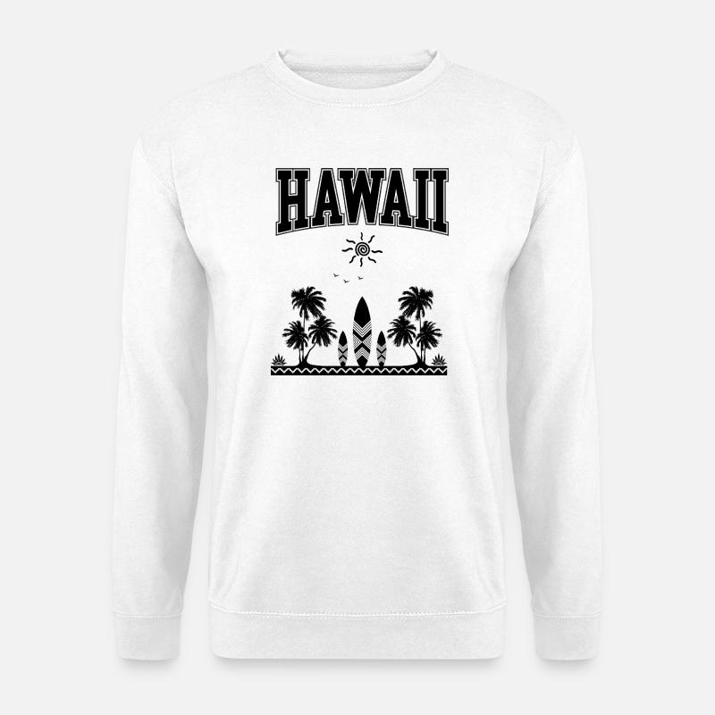 Hawaii - Unisex Pullover - Weiß